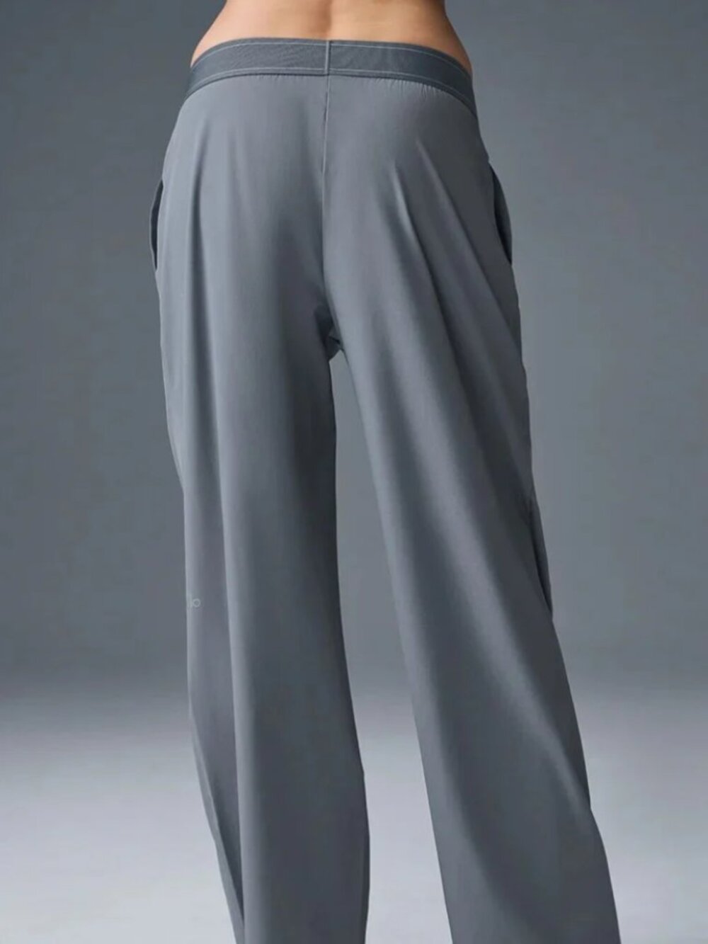 NWT Steel Grey 👖 ALO Yoga Suit Up Trouser | Regular XS-S | Relaxed Fit - Picture 8 of 8